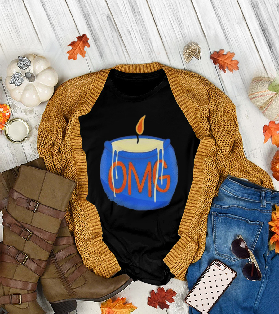 New York Mets OMG Rally Candle Baseball Fan T-Shirt