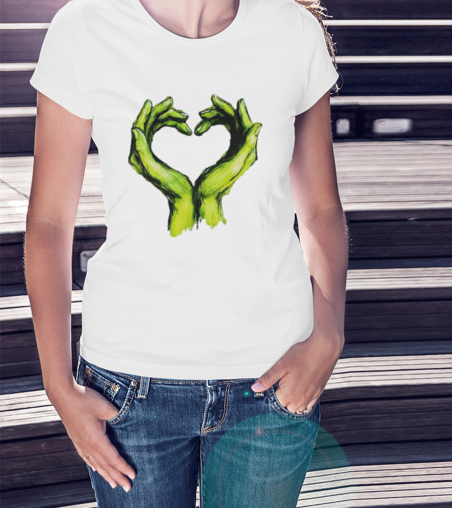 Green Hands Heart Love T-Shirt