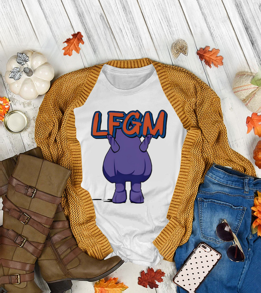 New York Mets Grimace LFGM T-Shirt