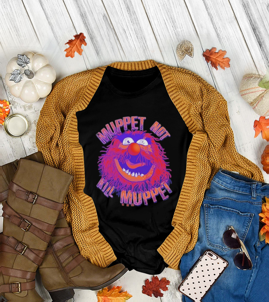 Muppet Not Kill Muppet Animal 1984 T-Shirt