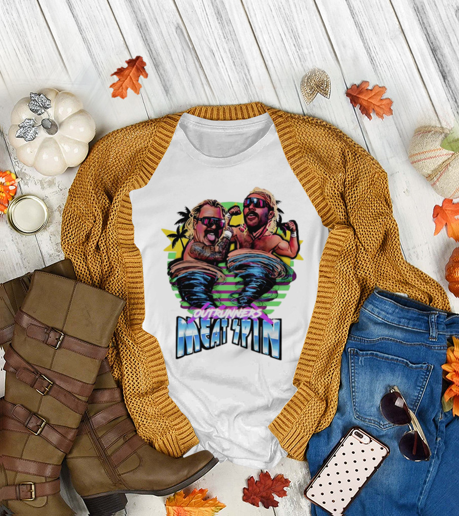 Outrunners Meat Spin Tropical Wrestling Tornadoes T-Shirt