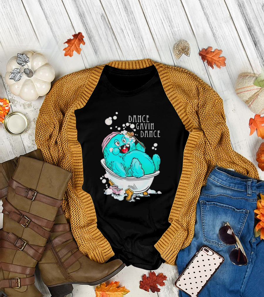 Dance Gavin Dance Band Happy Gobby in Bathtub T-Shirt