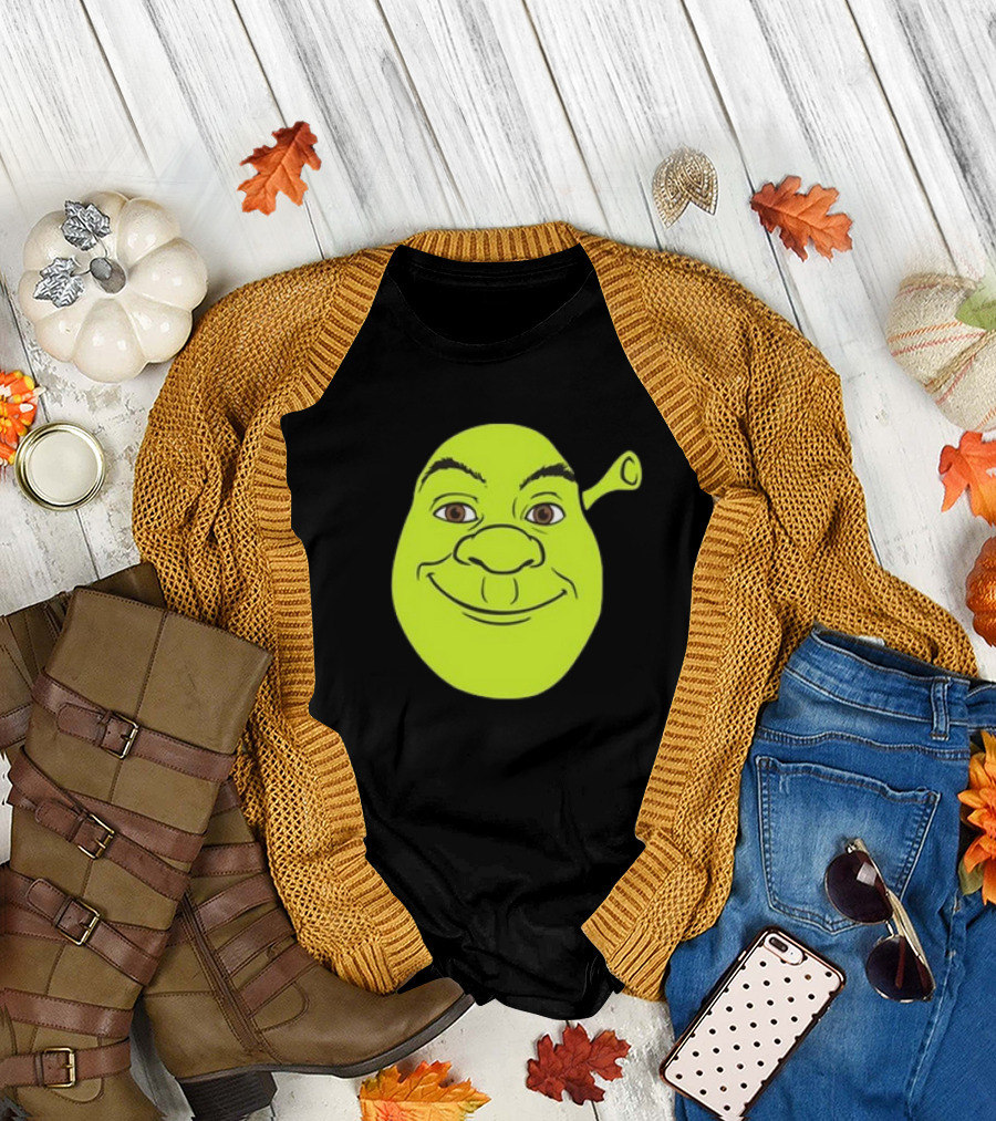Phil Lester Shrek Big Face Smile T-Shirt