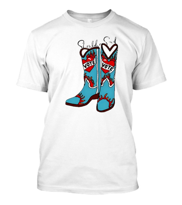 Vote In Heart Boots With Swifties For Kamala Should've Said Vote T-Shirt