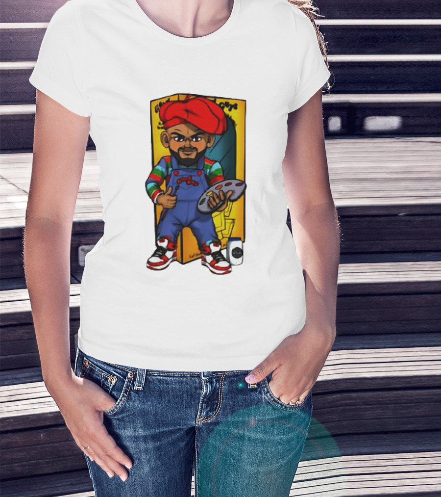 The Real McCoy JDX Cartoon Artist With Palette And Brush T-Shirt