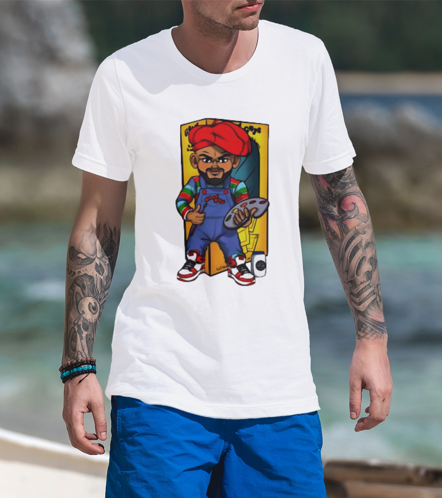 The Real McCoy JDX Cartoon Artist With Palette And Brush T-Shirt