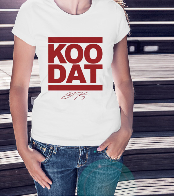 Atlanta Falcons Younghoe Koo Koo Dat Kicker Signature T-Shirt