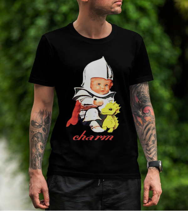 Clairo Charm Dragon Knight Baby With Yellow Creature T-Shirt