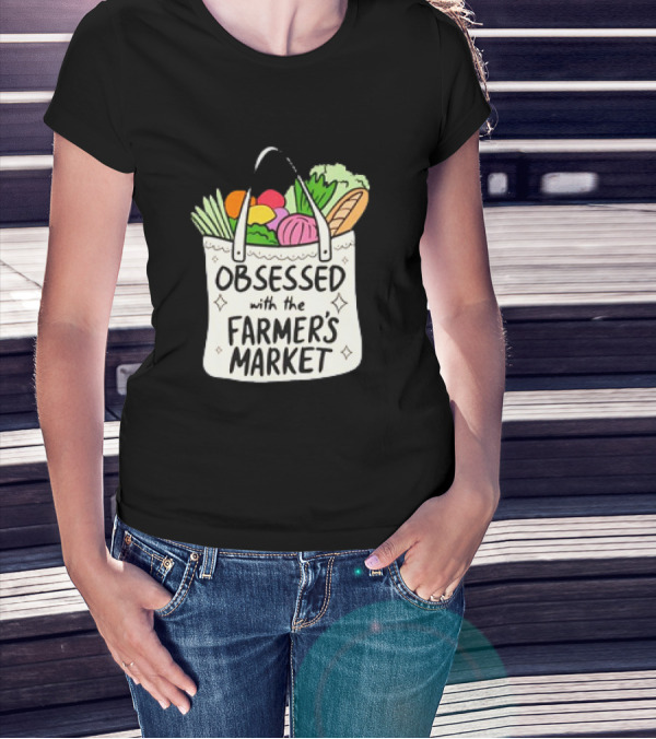 Obsessed With The Farmer’s Market Vegetables Tote Bag T-Shirt