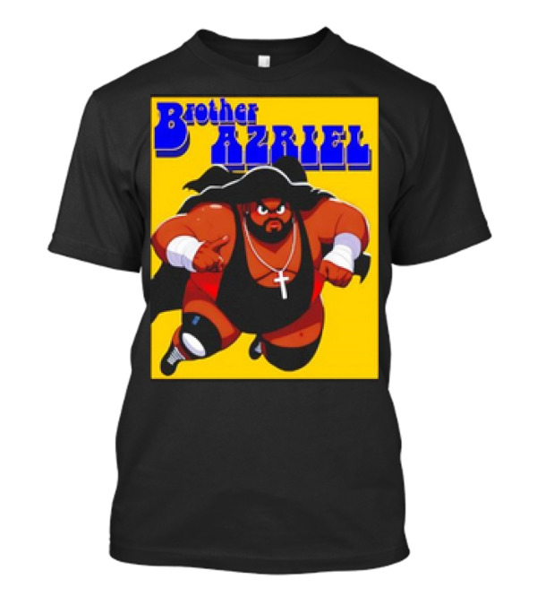 Brother Azriel Superhero Bold Text Comic T-Shirt