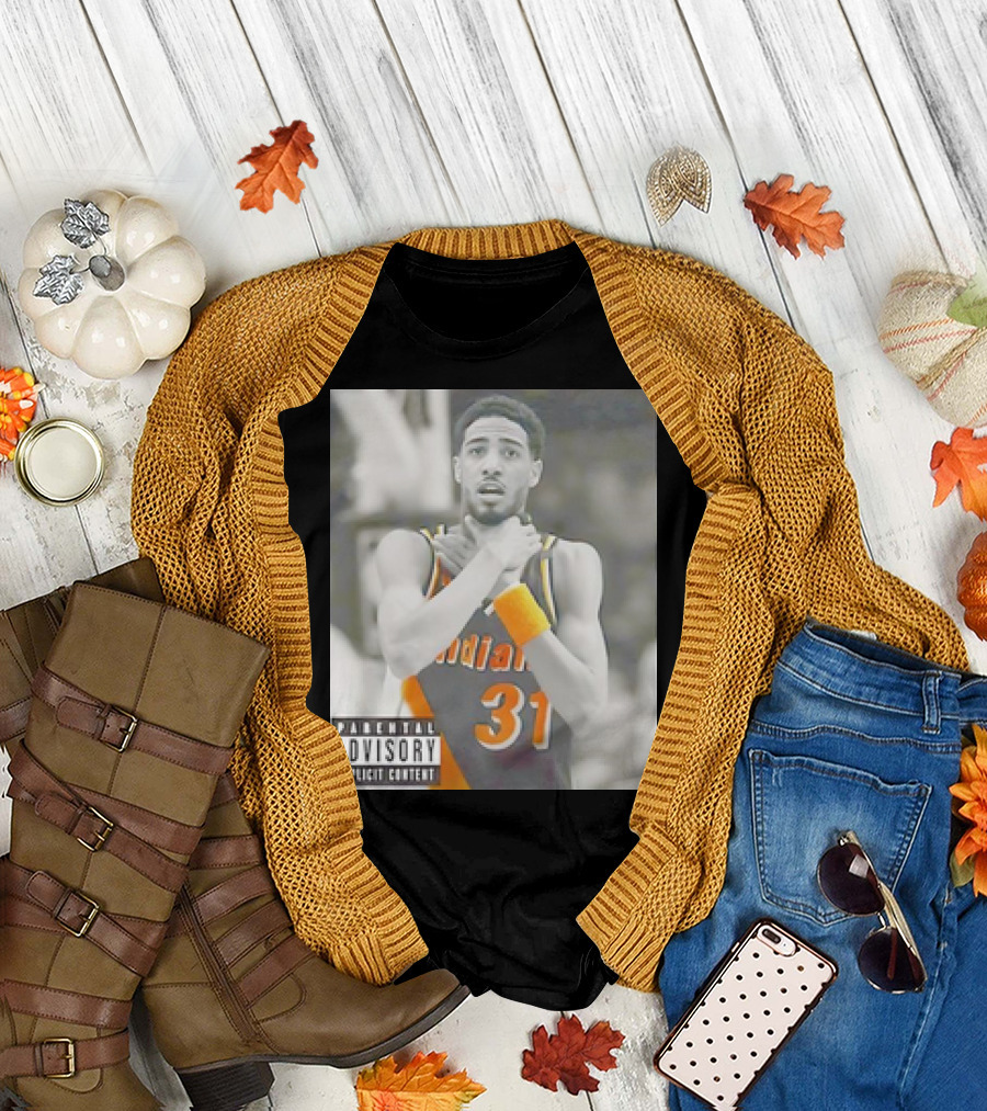 Tyrese Haliburton x Reggie Miller Indiana Pacers Knicks Killers Parental Advisory 31 T-Shirt