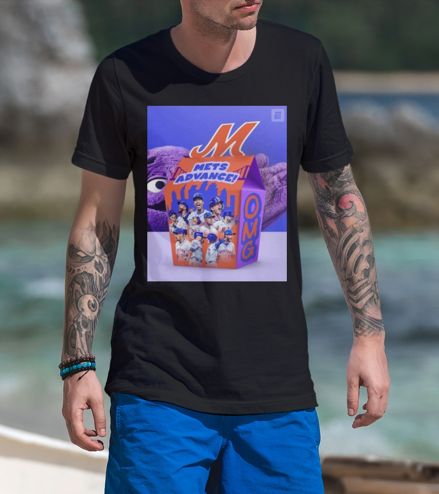 OMG Mets Advance Moving On To The NLCS T-Shirt