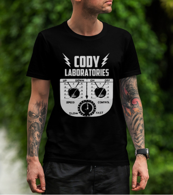 Cody Laboratories Speed Control Up Down On Off Slow Fast T-Shirt