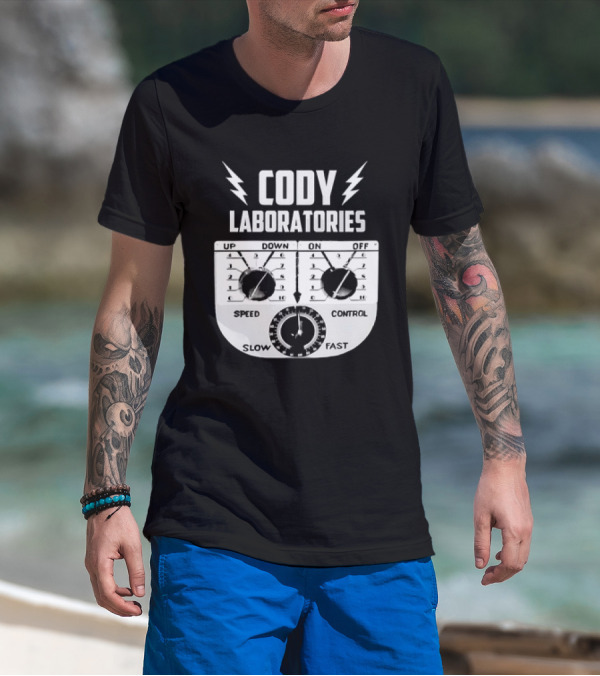 Cody Laboratories Speed Control Up Down On Off Slow Fast T-Shirt