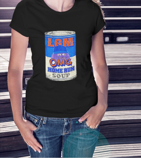 LGM OMG Home Run Soup New York Retro T-Shirt