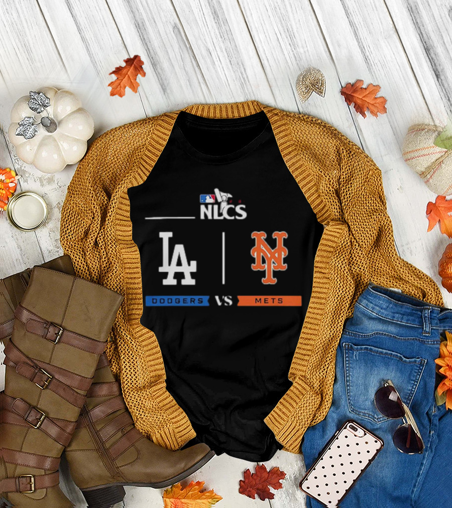 MLB NLCS 2024 Los Angeles Dodgers Vs New York Mets Match Up T-Shirt