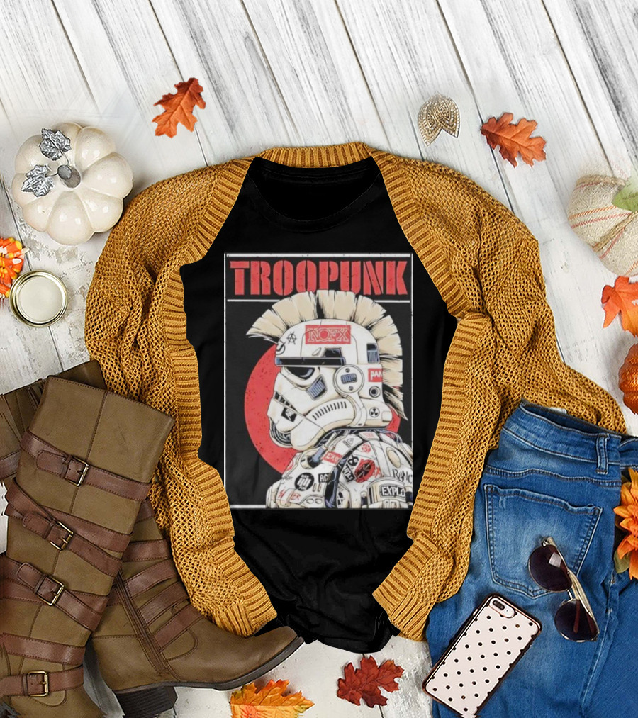 TROOPUNK NOFX Punk Rock Star Wars Stormtrooper T-Shirt