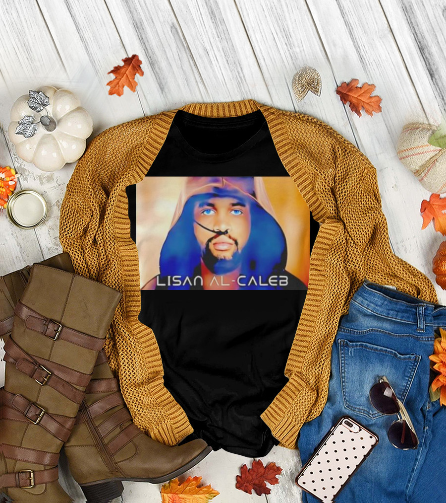 Lisan Al Caleb Blue Hooded T-Shirt