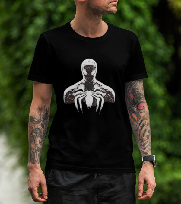 Spider-Man Symbiote Splat Urban Hero T-Shirt