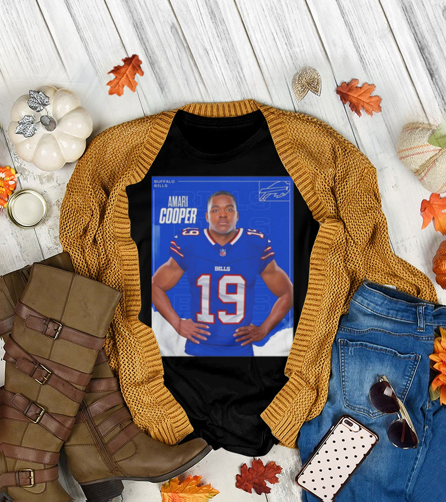 Amari Cooper Buffalo Bills NFL Football Player Card T-Shirt