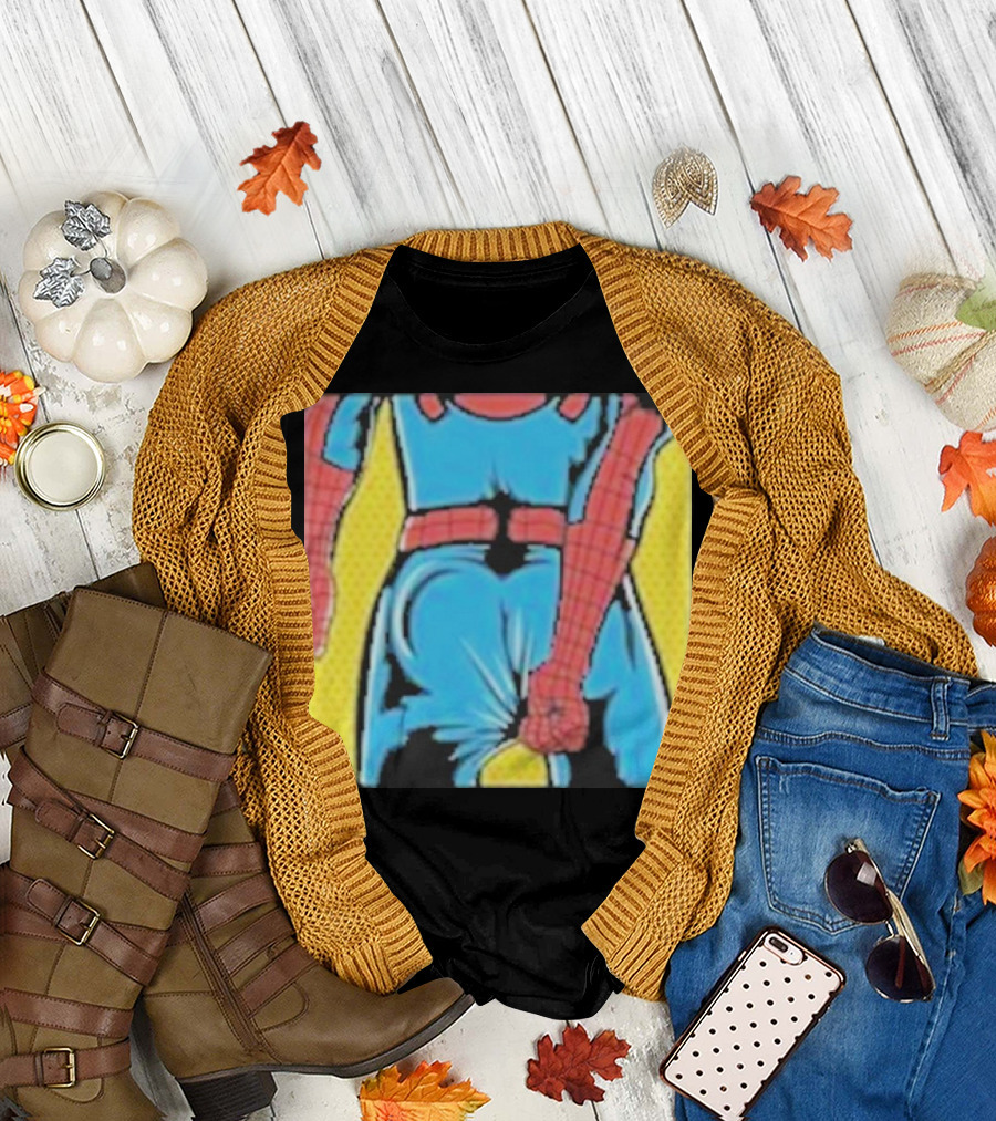 Spider-Man Suit Tightness Issue Visual Pop T-Shirt