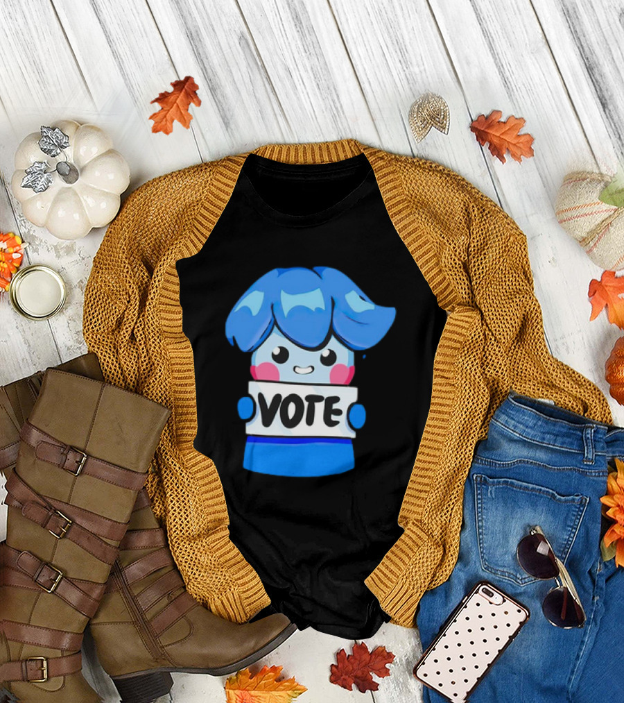 Destiny X Progressive Victory Mascot Holding Vote Sign Ohio T-Shirt