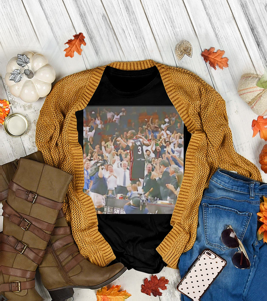 Miami Heat Court Culture Dwyane Wade Iconic Moments T-Shirt