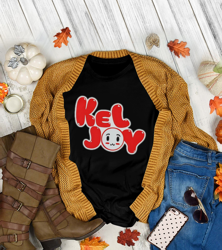Kel Joy Cute Character Face T-Shirt