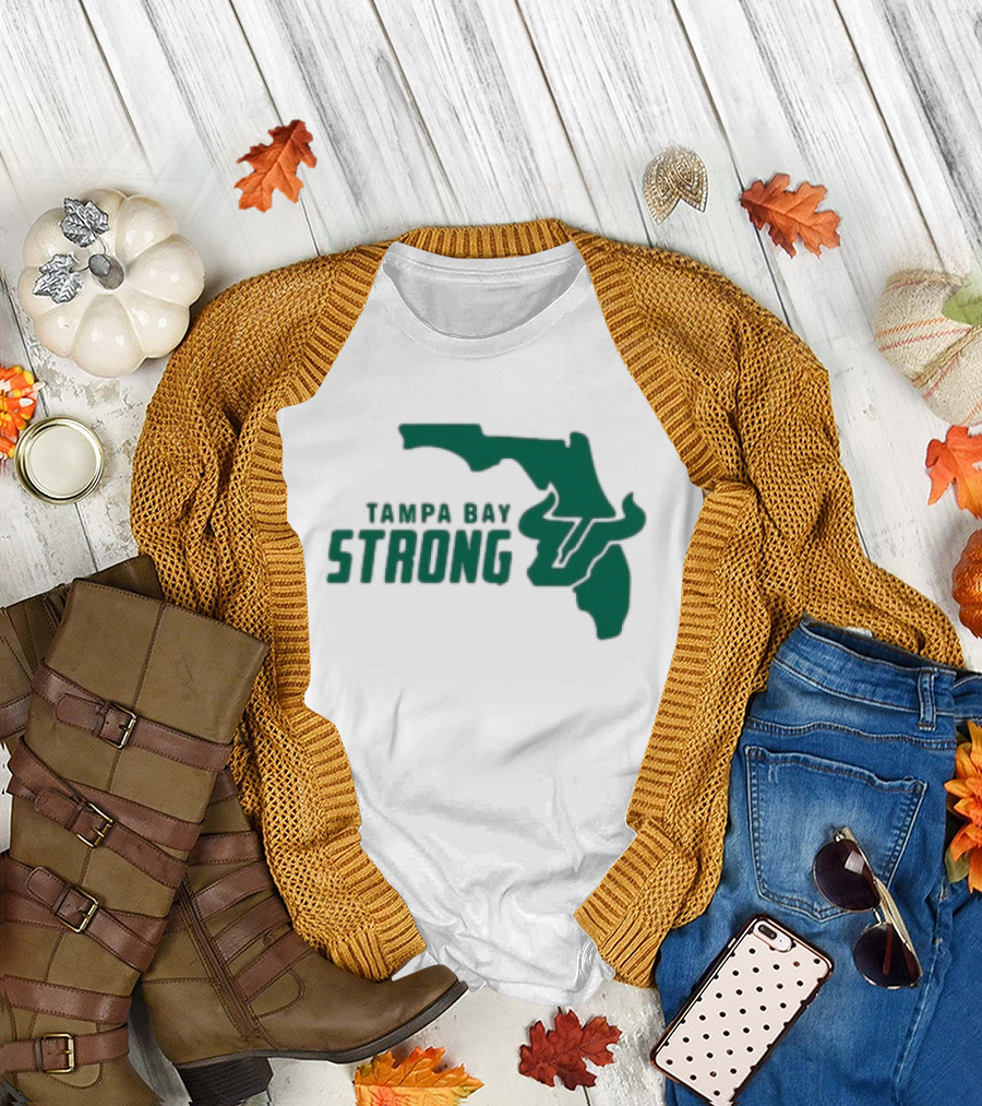 Tampa Bay Strong South Florida Bulls Hurricane Relief T-Shirt
