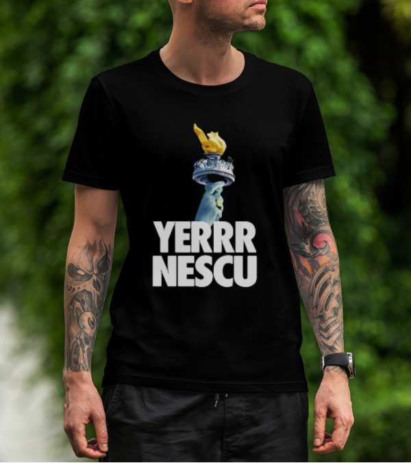 Yerrrnescu Statue Of Liberty Torch T-Shirt