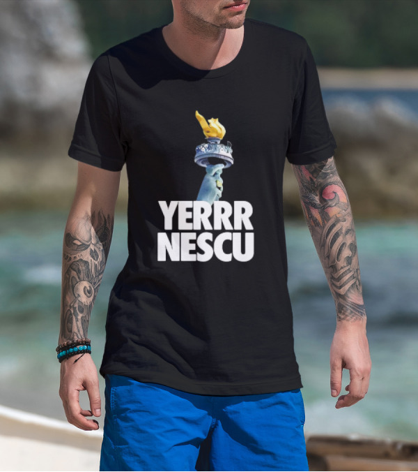 Yerrrnescu Statue Of Liberty Torch T-Shirt