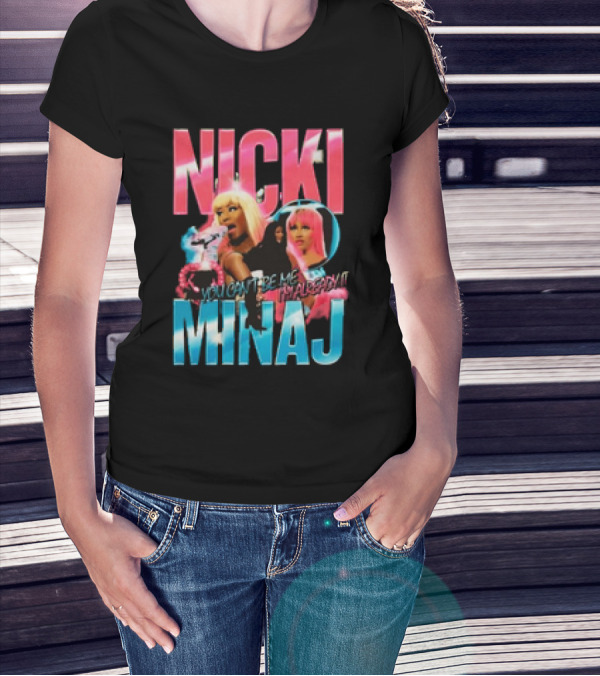 Nicki Minaj You Can't Fire Me I'm Already Lit Pink Friday 2 World Tour T-Shirt