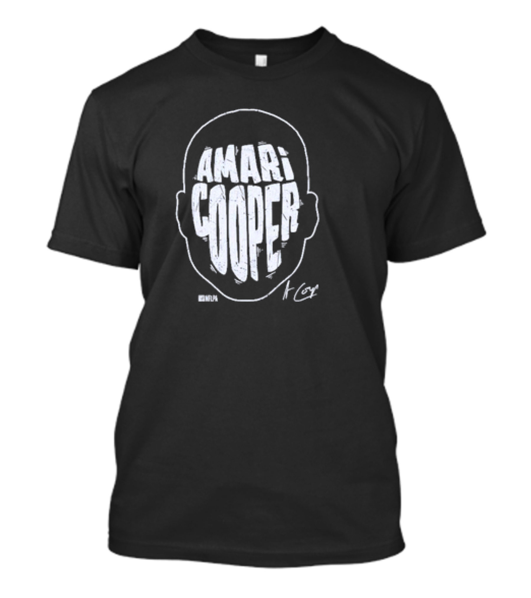Amari Cooper Bold Head Graphic NFL T-Shirt