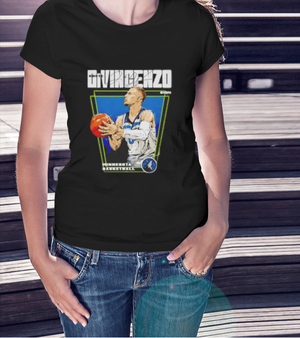 Donte DiVincenzo Minnesota Basketball Signature Player T-Shirt