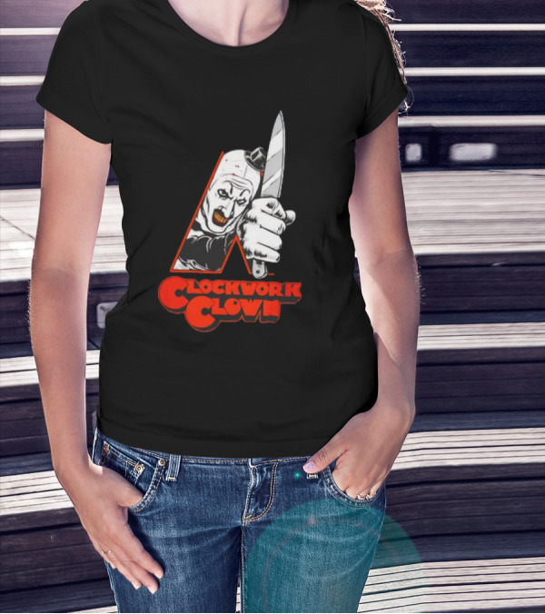 A Clockwork Clown Art The Clown The Terrifier Movies T-Shirt
