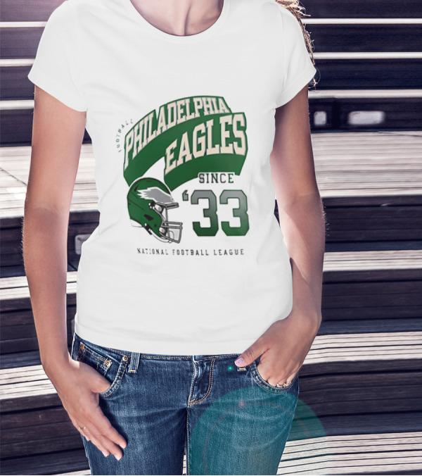 Philadelphia Eagles Football Since 1933 NFL National Football League T-Shirt