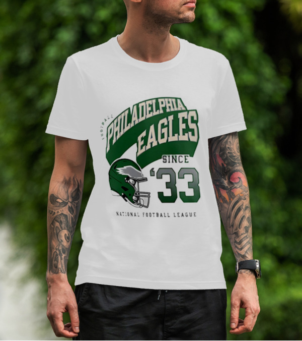 Philadelphia Eagles Football Since 1933 NFL National Football League T-Shirt