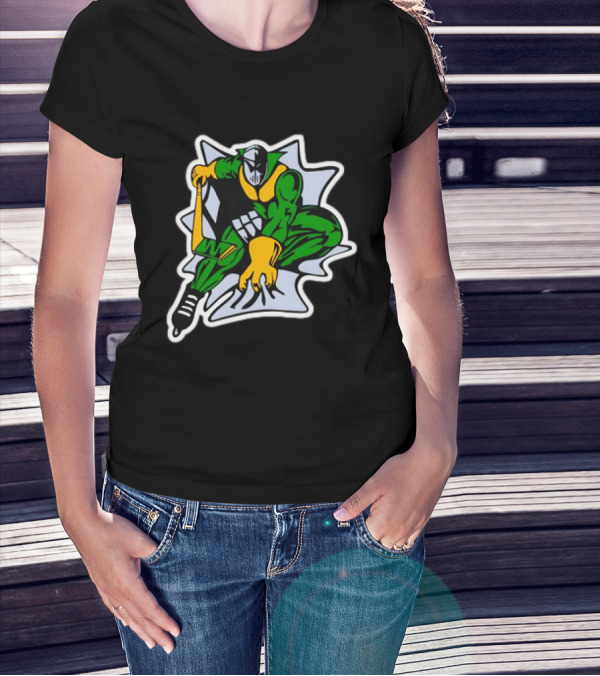 Spider Knight Hockey Sublimated Toddler Jersey Green And Yellow T-Shirt