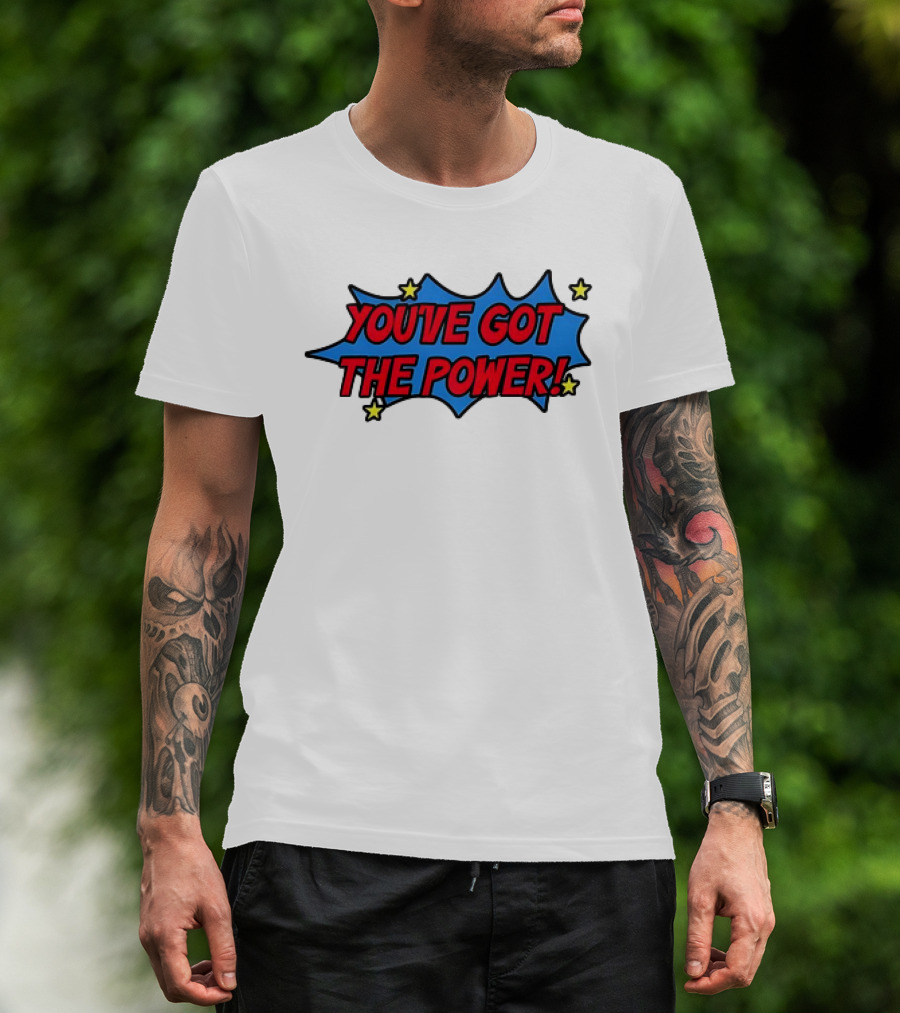 Monica You've Got The Power Comic Style Stars T-Shirt