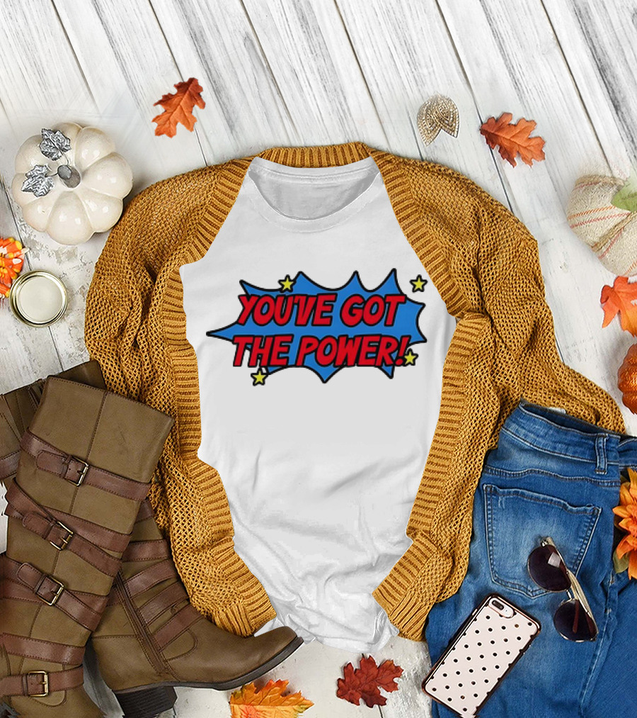 Monica You've Got the Power Comic Style Stars T-Shirt