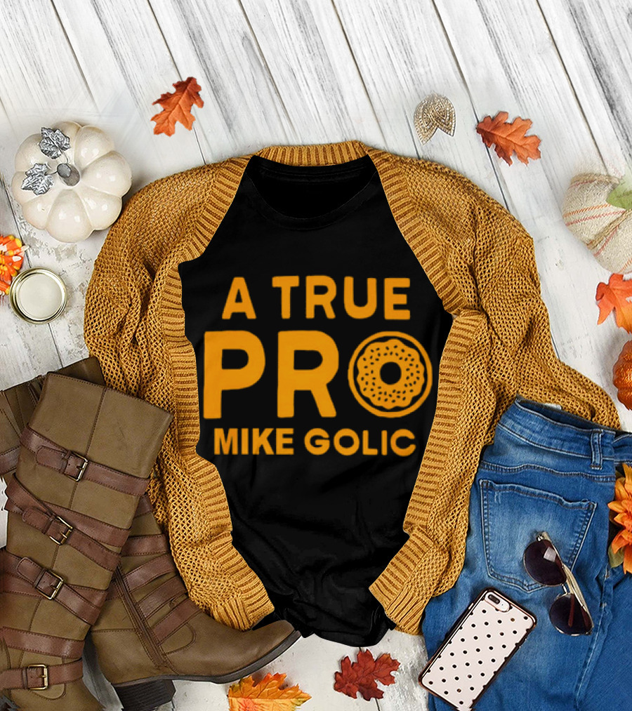 A True Pro Mike Golic Donut T-Shirt