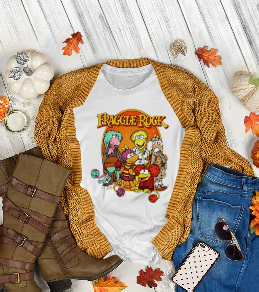 Fraggle Rock Group Cartoon Characters T-Shirt
