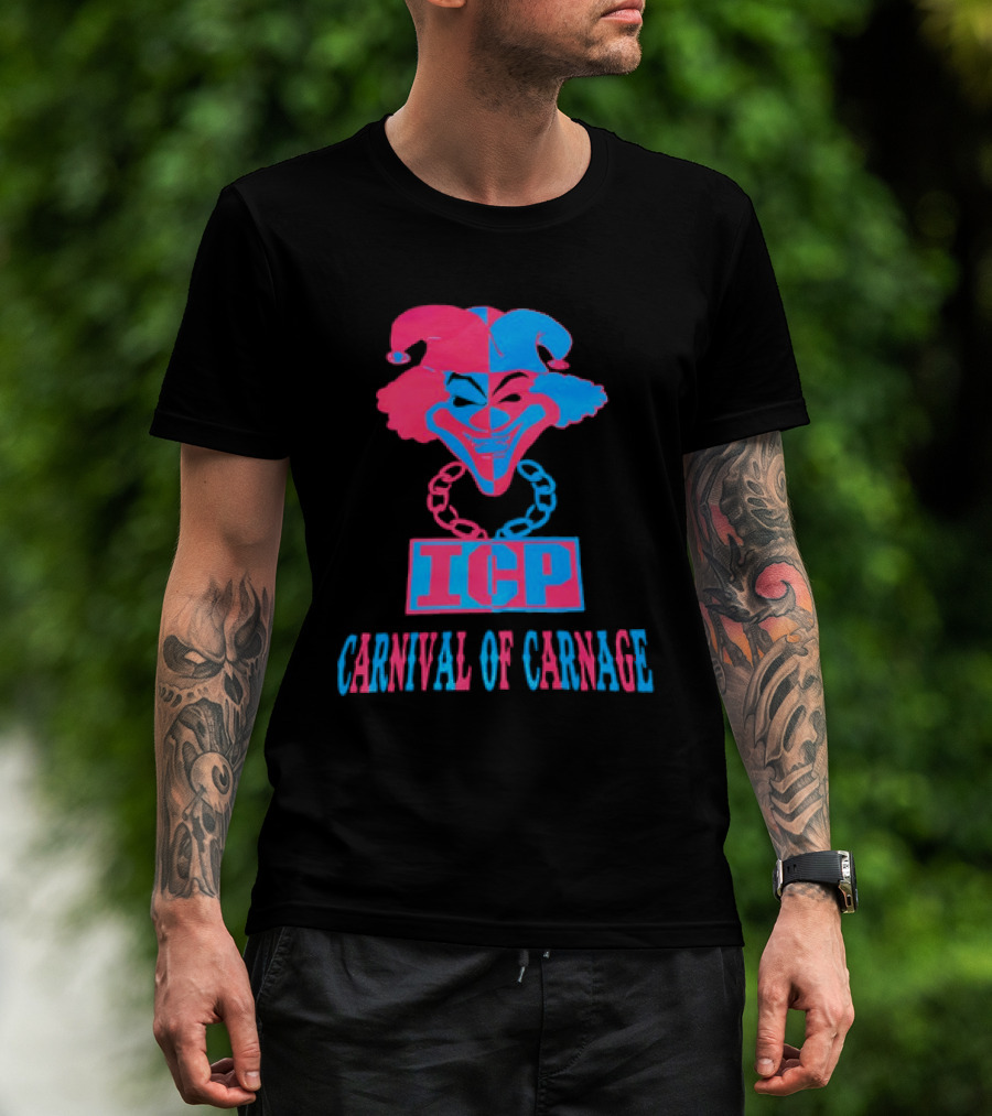 ICP Carnival Of Carnage Jester With Chain T-Shirt