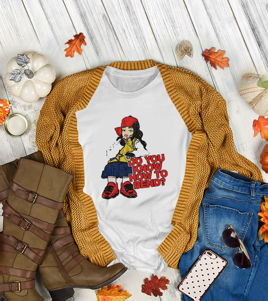 Billie Eilish Do You Know How to Bend Styled Cartoon T-Shirt