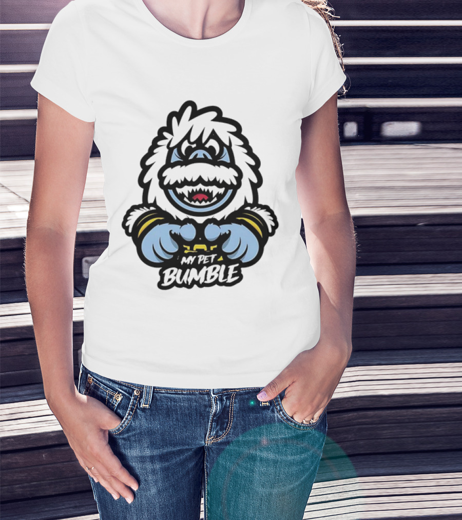 My Pet Bumble Abominable Snow Monster Yeti Holding T-Shirt