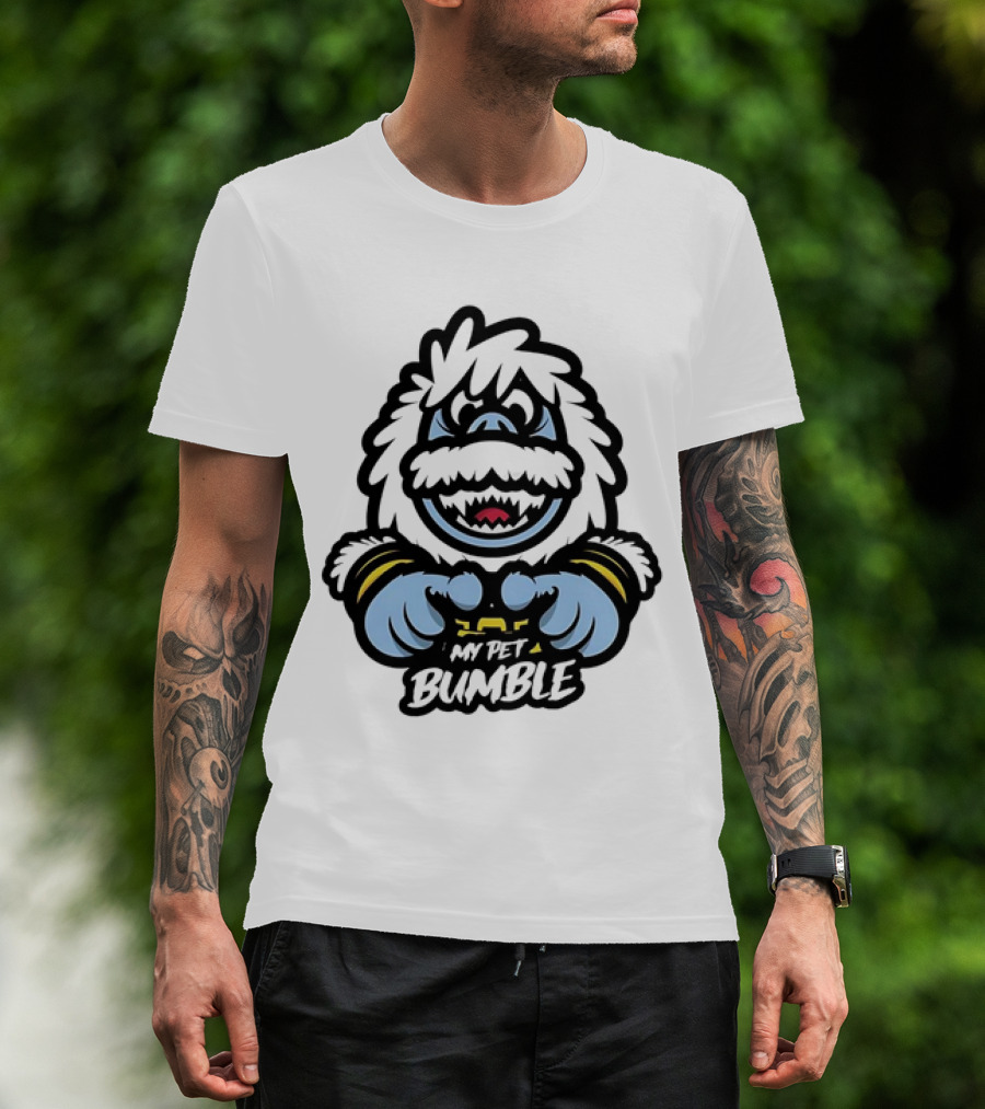 My Pet Bumble Abominable Snow Monster Yeti Holding T-Shirt