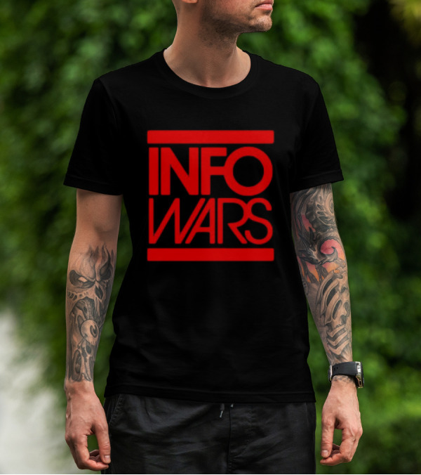 Info Wars Red Logo Alex Jones T-Shirt