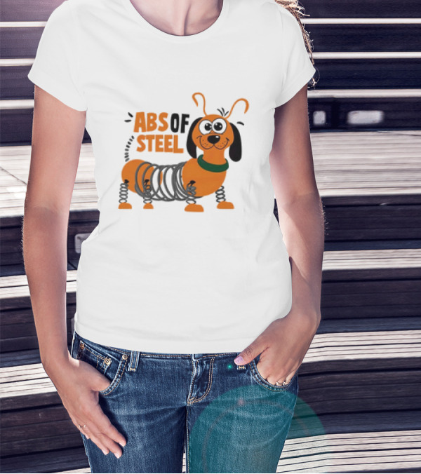 ABS Of Steel Dog Toy Story Slinky Dog T-Shirt