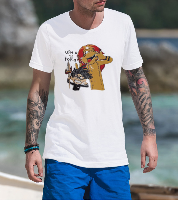 Ushio And Tora Calvin And Hobbes Mashup Tide And Tiger T-Shirt