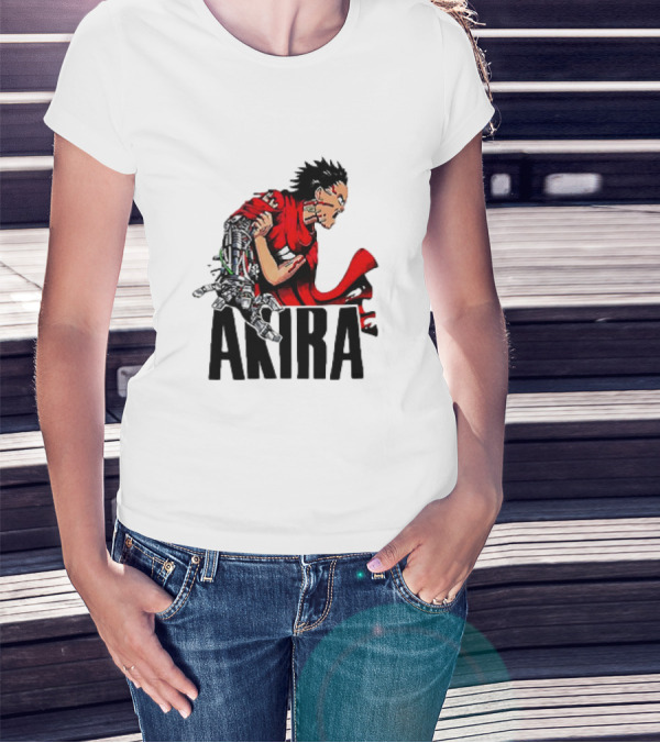Akira Tetsuo Shima Cybernetic Arm Vintage 1980s Iconic Anime T-Shirt